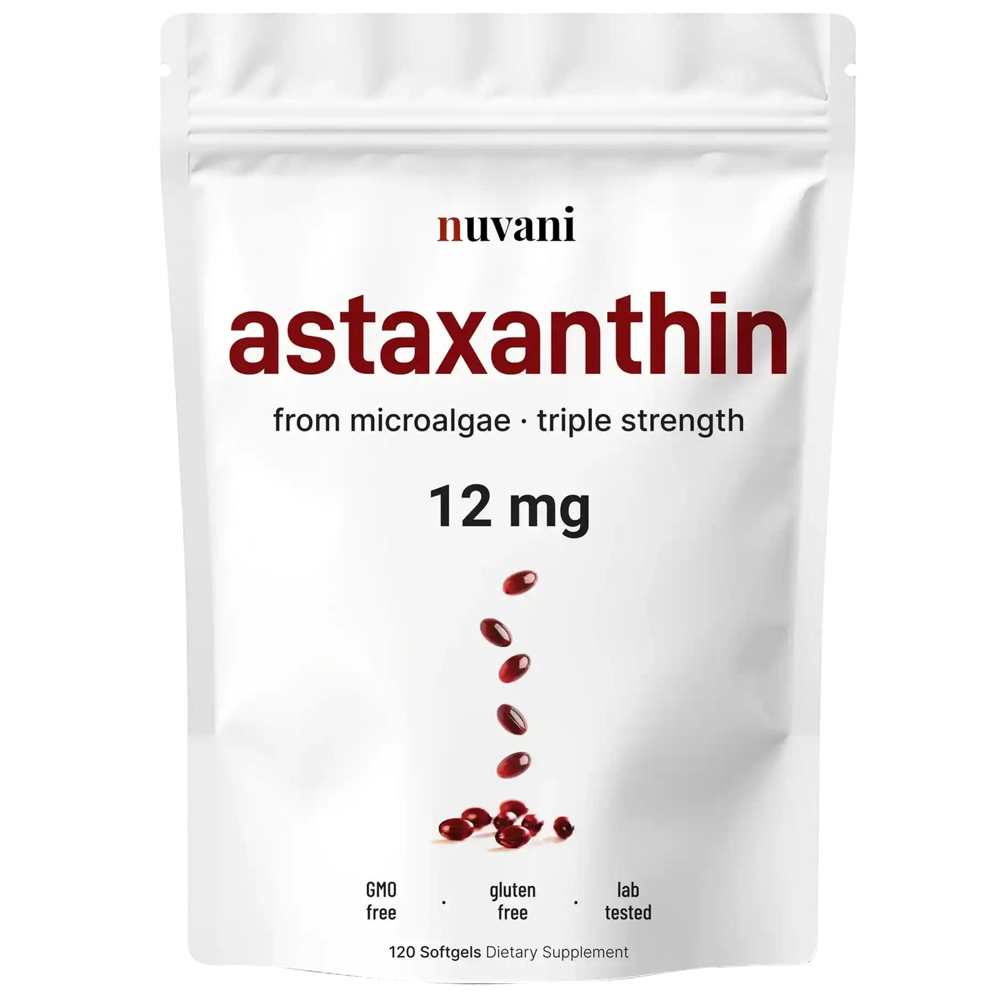 Astaxanthin softgels