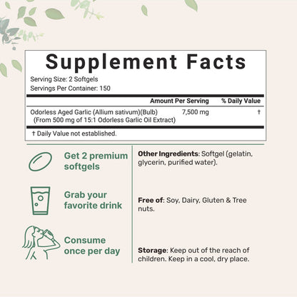 Aged Garlic Extract Softgels